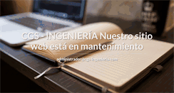 Desktop Screenshot of cgs-ingenieria.com