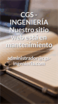 Mobile Screenshot of cgs-ingenieria.com